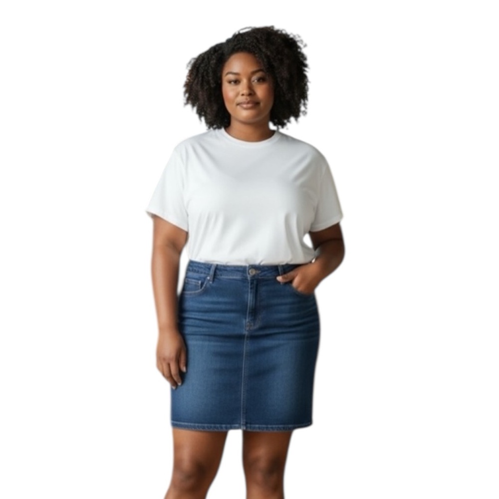 Blue Denim Skirt size 20w